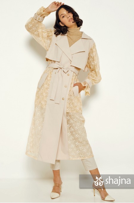 SVETLANA SHEER COAT - SK1034