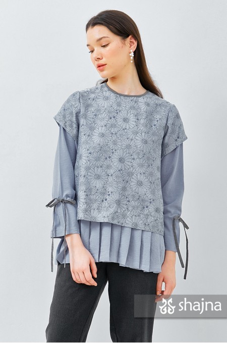 BLUE LANETTE TOP - SK1130