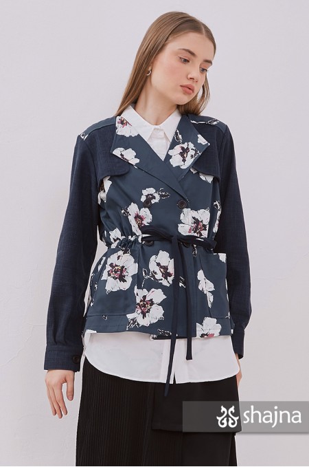 COAT KAIRI NAVY - SK1187