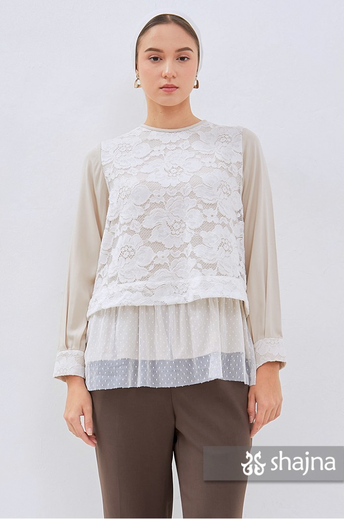CREAM CELESTIA TOP - SK1226