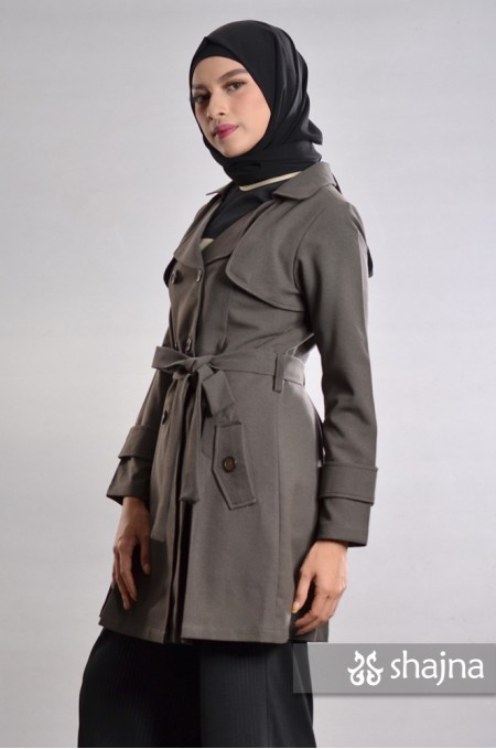 SK757 - COAT CLEVA COKLAT