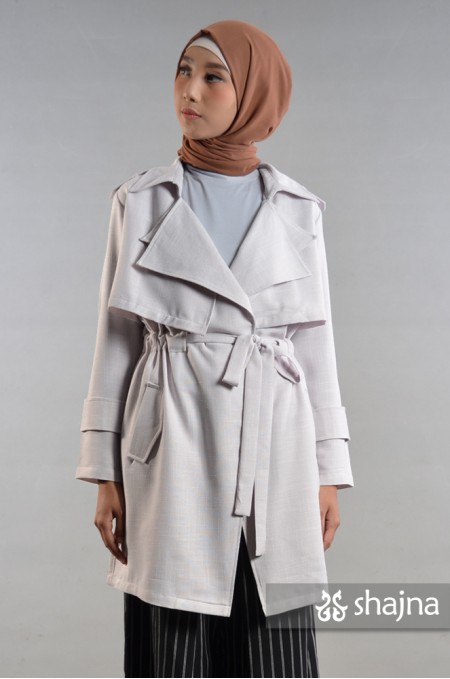 SK788 - LIGHT GREY HAZEL COAT