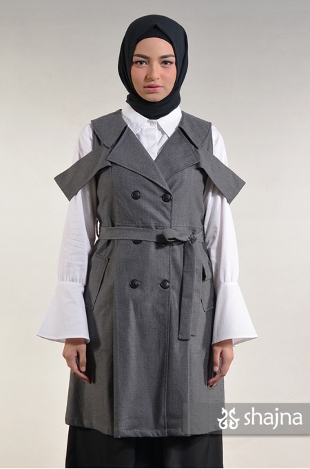 SK796 - GERDA SLEEVELESS COAT