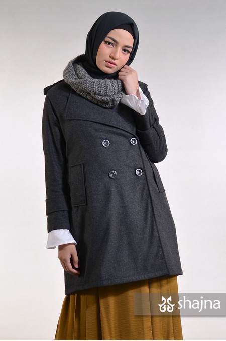 SK811 - BLACK ALKEA COAT