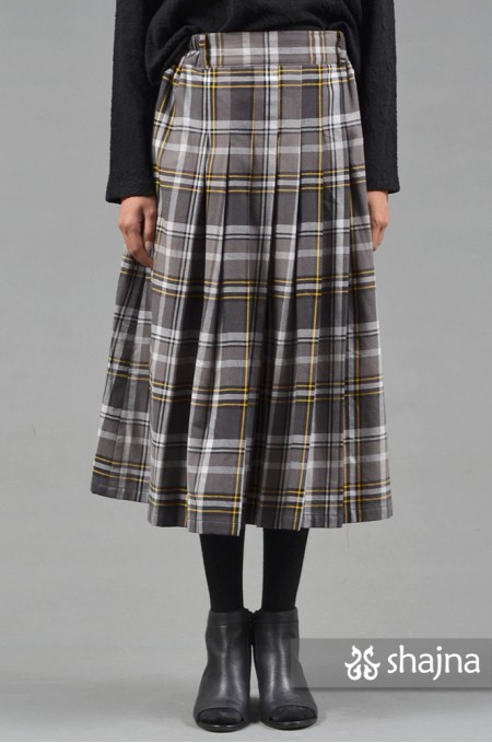 SS086 - ECHO MIDI SKIRT