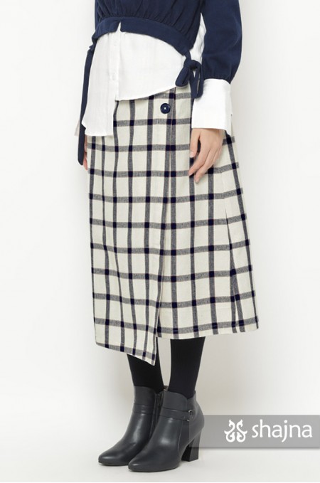 MIDI SKIRT DIAMONIQUE PUTIH - SS118