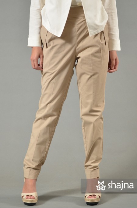 ST066D - KHAKI CARRA TROUSERS