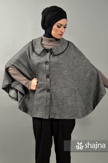 SK352 - ASYMMETRICAL JERSEY CAPE